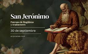 Santo del día 30 de septiembre: San Jerónimo. Santoral católico | ACI Prensa